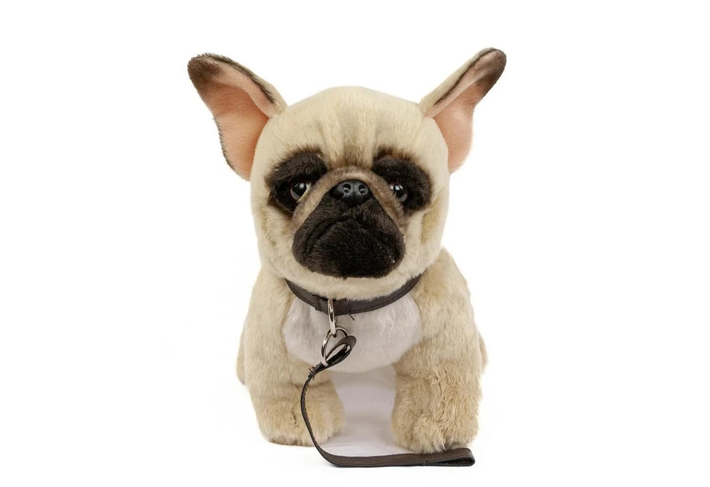 Teddys Rothenburg Kuscheltier Französische Bulldogge Beige mit Leine - Bild 4