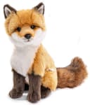 Teddys Rothenburg Kuscheltier Fuchs 27 cm Plüschfuchs Rotbraun/Weiß Bild 2