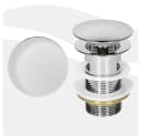 LuxeBath Ablaufgarnitur Verchromt Messing Pop Up Überlauf Universal Bild 3