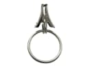 rewagi Gardinenhaken Metallklammer mit Ring 23mm vernickelt Bild 1