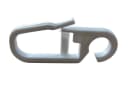 rewagi Gardinenhaken Faltenlegehaken, Kunststoff, Weiß, 5 mm Bild 1
