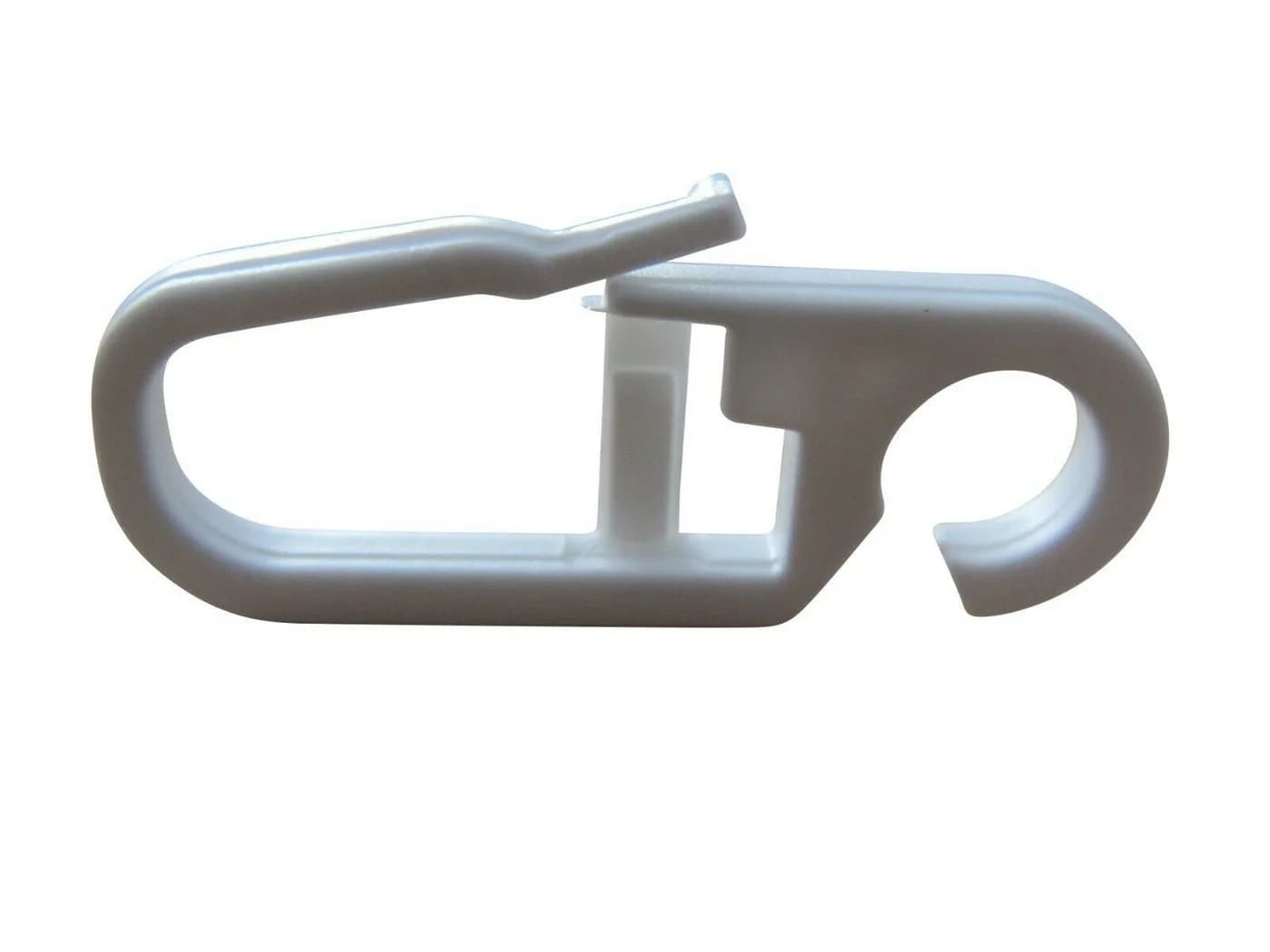 rewagi Gardinenhaken Faltenlegehaken, Kunststoff, Weiß, 5 mm