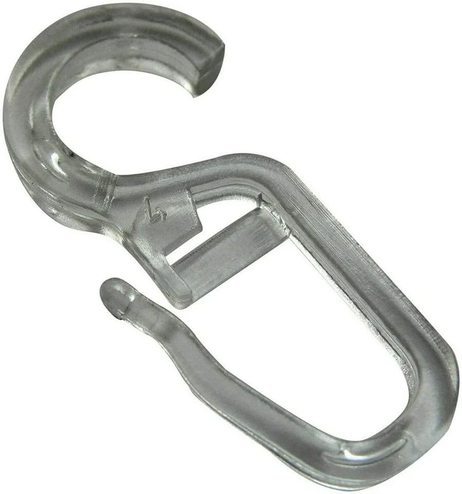 rewagi Gardinenhaken Faltenlegehaken transparent 8mm Öse