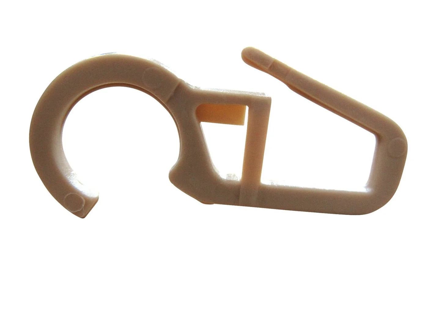 rewagi Gardinenhaken Überklipshaken Beige für Gardinenringe Ø 12mm