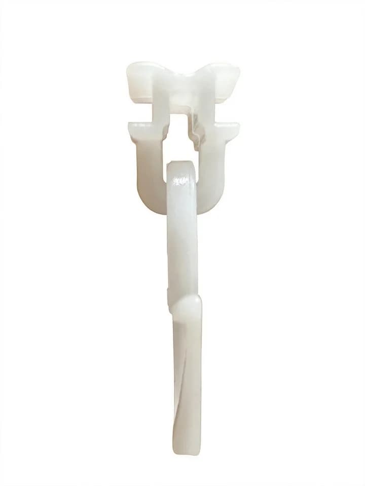 rewagi Gardinengleiter 100er Set Weiß Falten-Gleiter beweglich für 6mm Schiene - Bild 4