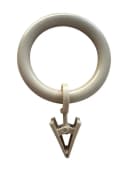 Rewagi Gardinenring Vorhangringe mit Klammer Beige Bild 5