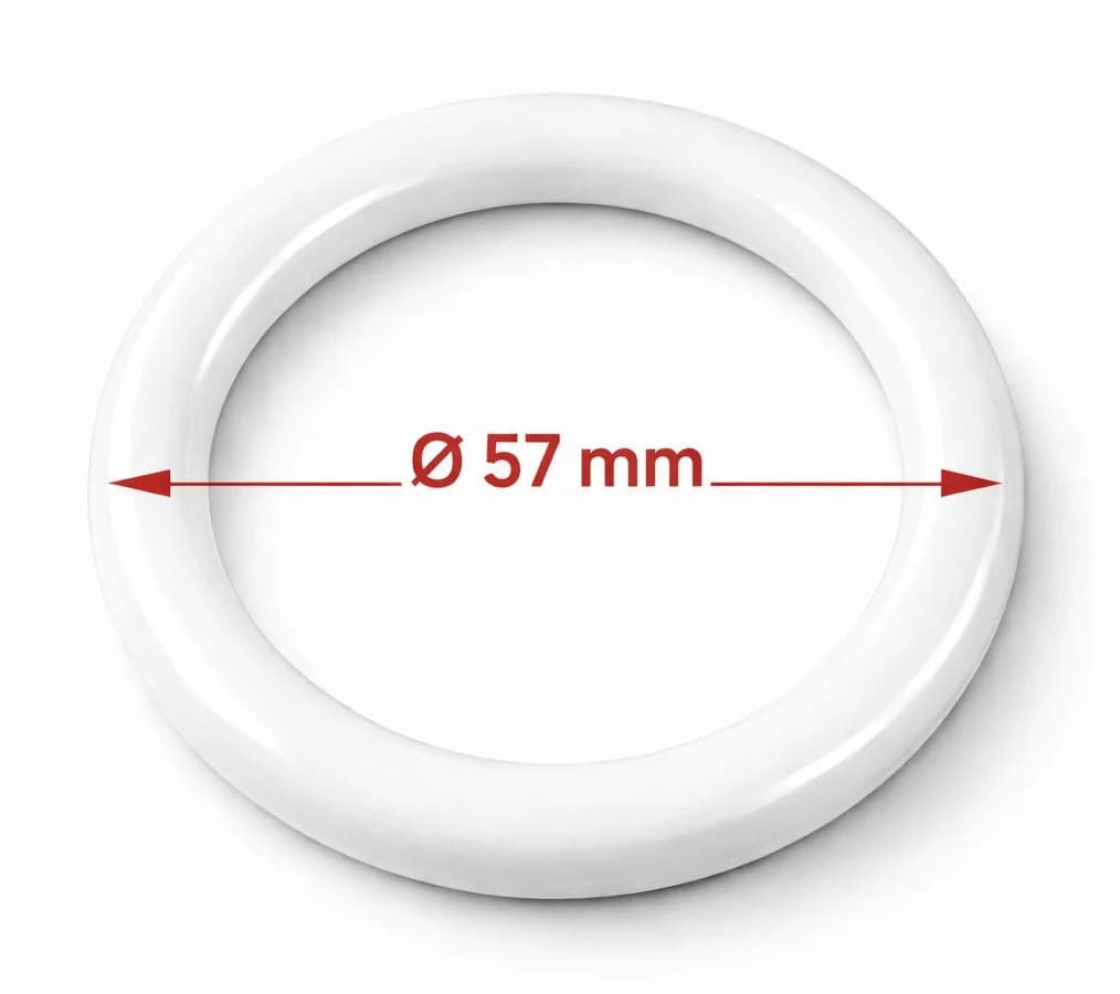 rewagi Gardinenringe Ø41 mm für Überklipshaken Weiß Beige Schwarz