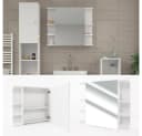 Vicco Badezimmerspiegelschrank Fynn Weiß Modern Bild 2