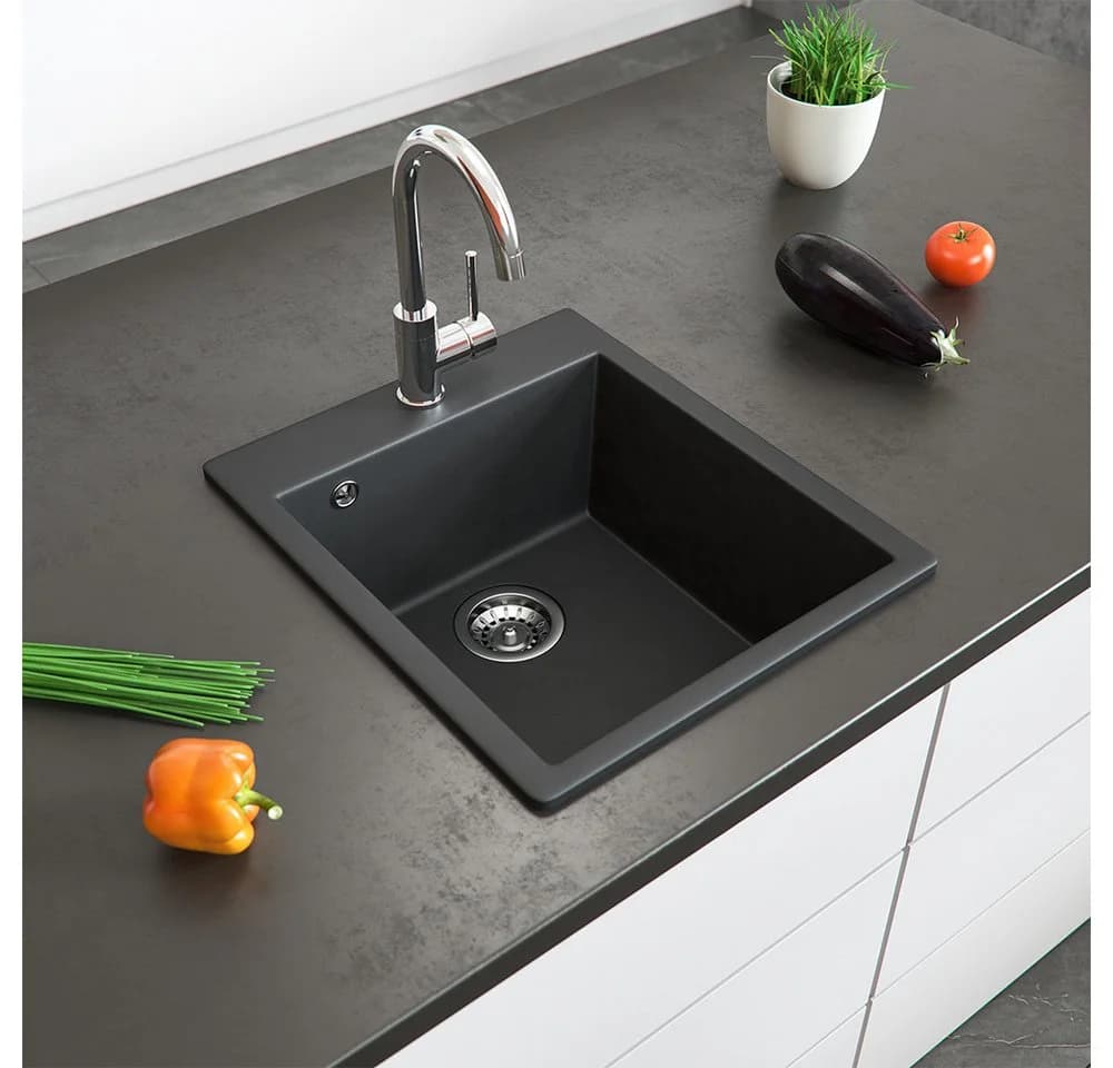 Bergstroem Granitspüle Venice Schwarz Einbauspüle - Bild 3