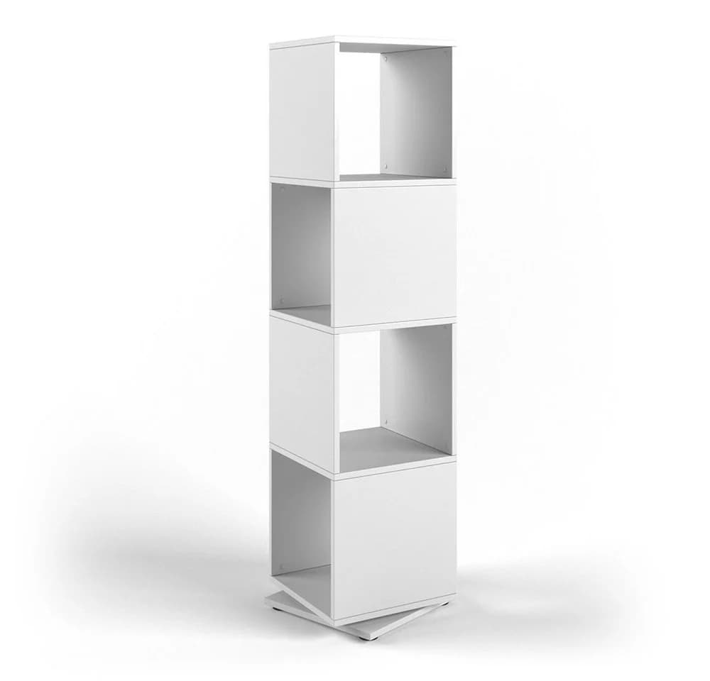 Vicco Drehregal Weiß 360° drehbar 4 Ablagen - Bild 2