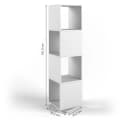 Vicco Drehregal Weiß 360° drehbar 4 Ablagen Bild 5