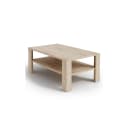 Vicco Couchtisch Sonoma Eiche mit praktischem Regal Bild 1
