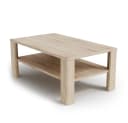 Vicco Couchtisch Sonoma Eiche mit praktischem Regal Bild 2