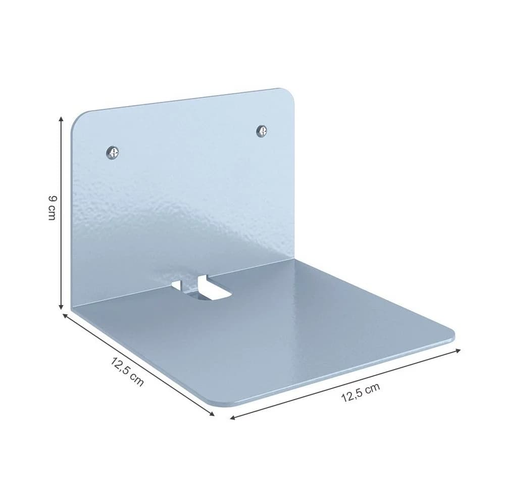 Vicco Unsichtbares Bücherregal Ghost 4er Set Silber Wandregal Metall - Bild 3