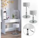 Vicco Design Hocker Weiß Höhenverstellbar 360° Drehbar Bild 2