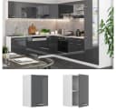 Vicco Hängeschrank R-Line Anthrazit Hochglanz/Weiß Bild 1