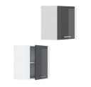 Vicco Eckhängeschrank R-Line Anthrazit Hochglanz/Weiß Bild 4
