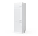 Vicco Kühlumbauschrank R-Line Weiß Hochglanz 60 cm Bild 2