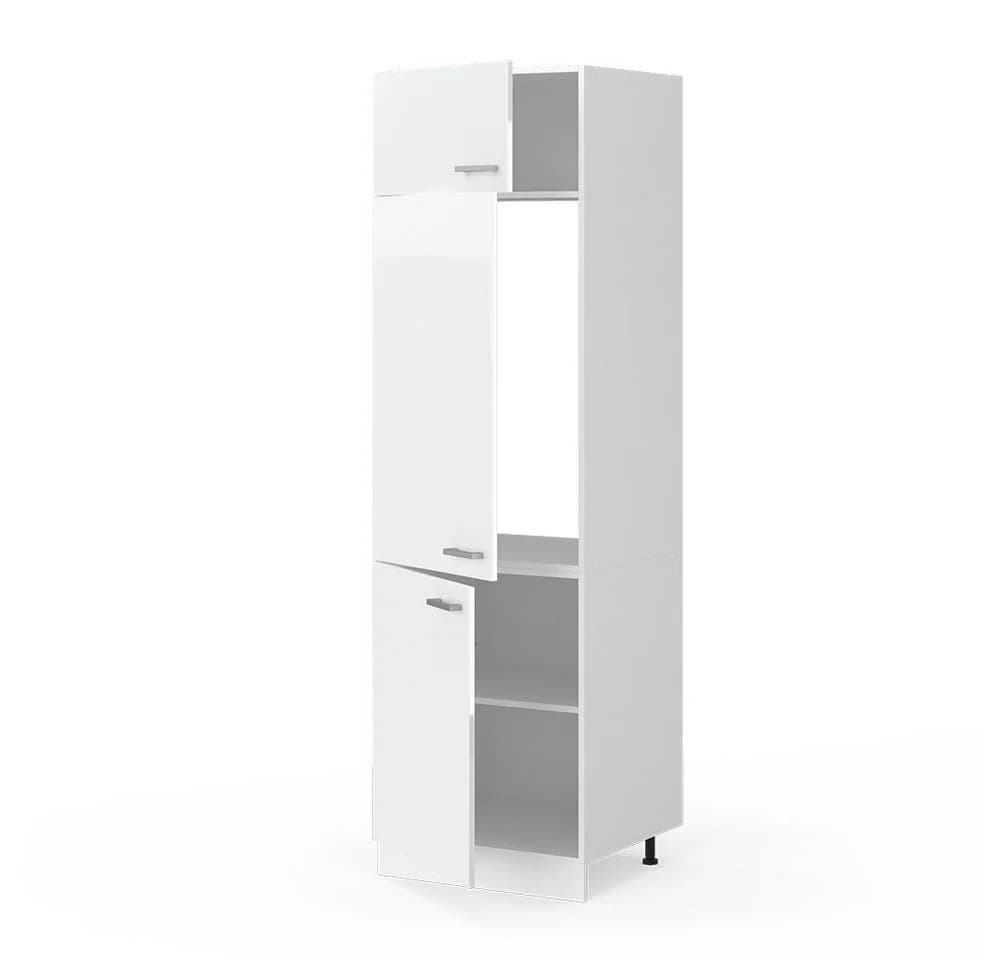 Vicco Kühlumbauschrank R-Line Weiß Hochglanz 60 cm - Bild 4