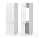 Vicco Kühlumbauschrank R-Line Weiß Hochglanz 60 cm Bild 5