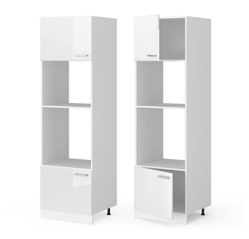 Vicco Mikrowellenumbauschrank R-Line Weiß Hochglanz Modern - Bild 5