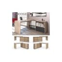 Vicco Eckschreibtisch FlexPlus L-Form Sonoma Modern Bild 1