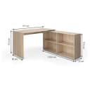 Vicco Eckschreibtisch FlexPlus L-Form Sonoma Modern Bild 5
