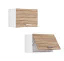 Vicco Hängeschrank R-Line Sonoma/Weiß Flach Bild 5