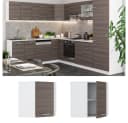Vicco Eckhängeschrank R-Line Grau/Weiß Küchenschrank Bild 1