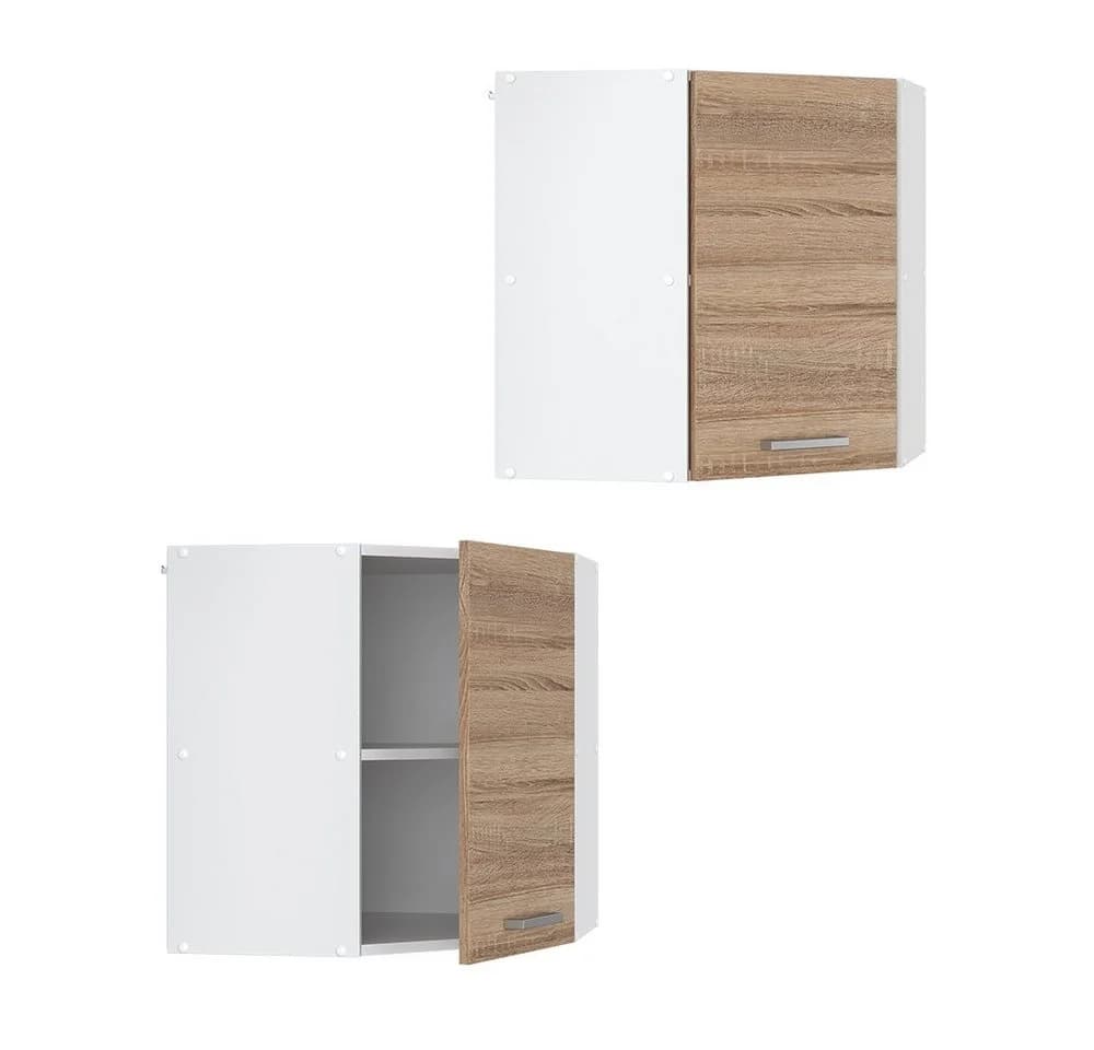 Vicco Eckhängeschrank R-Line Weiß/Sonoma - Bild 5