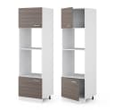Vicco Mikrowellenumbauschrank R-Line Edelgrau Weiß 60 cm Bild 5