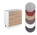 Vicco Unterschrank R-Line Schubladenunterschrank Sonoma/Weiß Bild 5