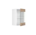 Vicco Glashängeschrank R-Line Weiß/Sonoma Glasfront Bild 4