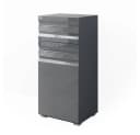 Vicco Midischrank Fredd Anthrazit Hochglanz Badregal Bild 3