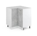Vicco Eckunterschrank R-Line Beton/Weiß Bild 2