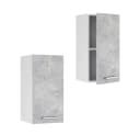 Vicco Hängeschrank R-Line Beton/Weiß 40 cm Bild 5