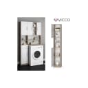 VICCO Anstellschrank LUIS Badschrank Sonoma Weiß Bild 1