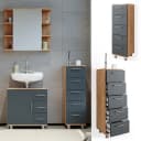 Vicco Beistellschrank Ilias Eiche Anthrazit Moderner Badschrank Bild 2