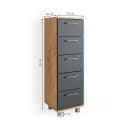 Vicco Beistellschrank Ilias Eiche Anthrazit Moderner Badschrank Bild 4