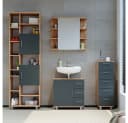 Vicco Beistellschrank Ilias Eiche Anthrazit Moderner Badschrank Bild 5