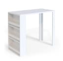 Vicco Bartisch Weiß Moderner Bartresen mit Regal Bild 1
