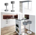 Vicco Bartisch Weiß Anthrazit 3 Fächer Modern Bild 3