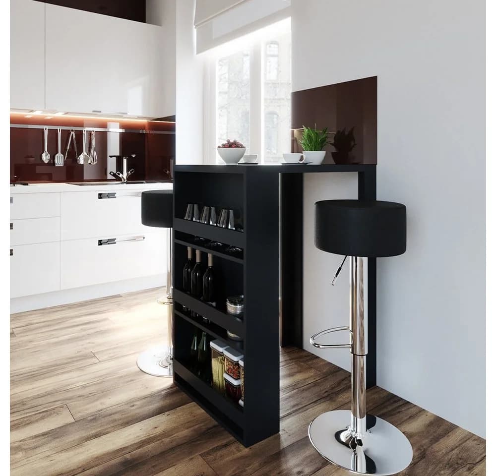 Vicco Bartisch Anthrazit Moderner Tresen mit Aufbewahrung - Bild 3