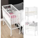 VitaliSpa® Beistellbett Sophie Weiß mit Höhenverstellung Bild 2