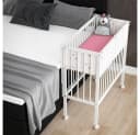 VitaliSpa® Beistellbett Sophie Weiß mit Höhenverstellung Bild 3