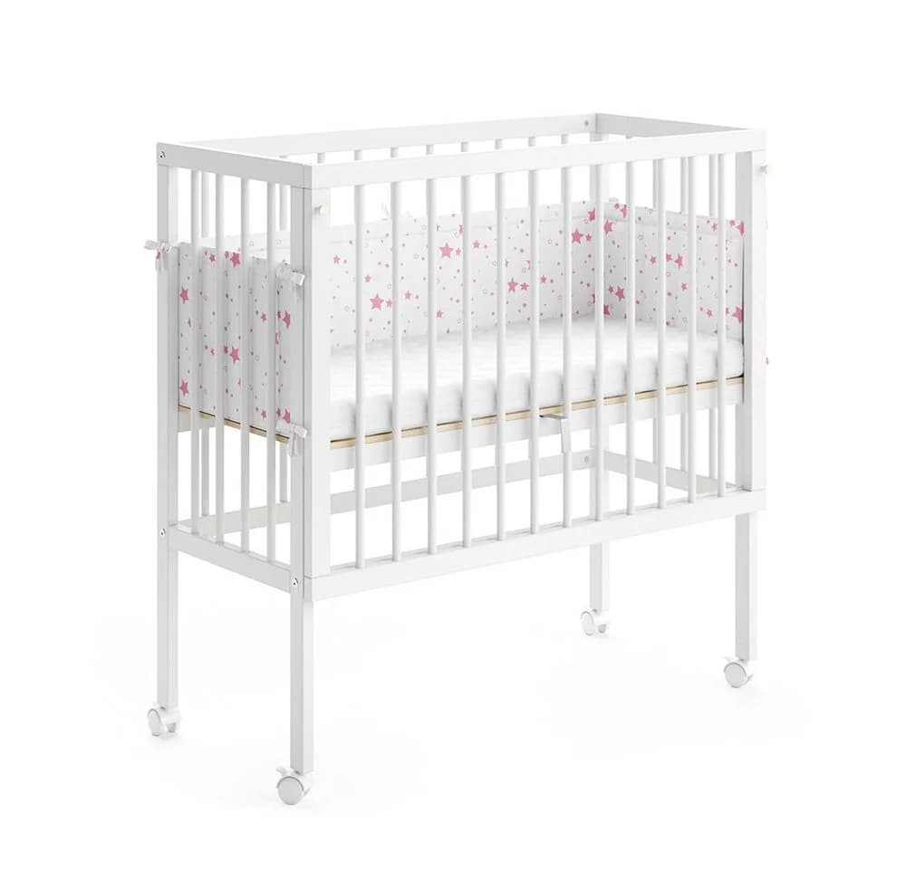 VitaliSpa® Beistellbett Sophie Weiß mit Höhenverstellung - Bild 5