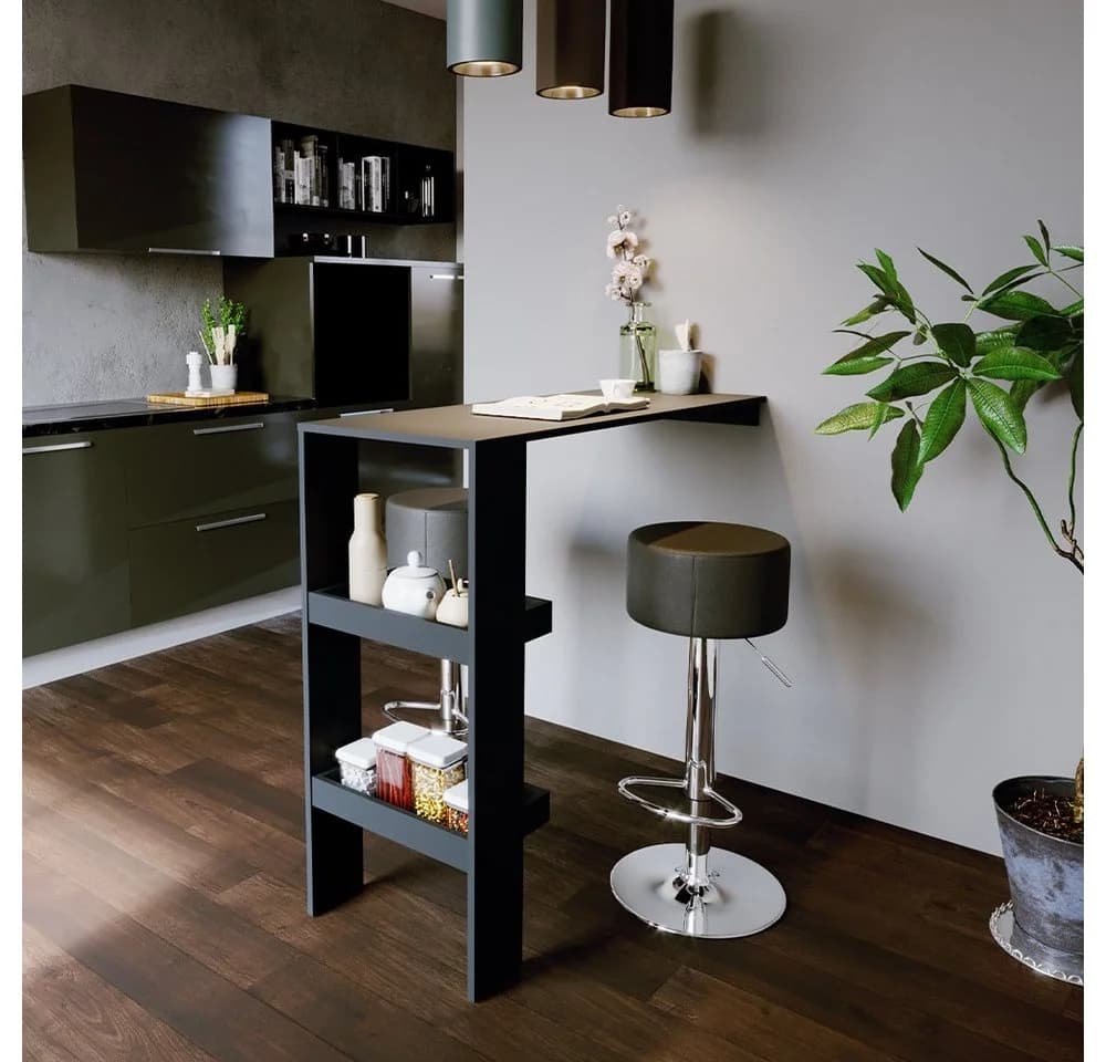 Vicco Barhocker 2er Set Schwarz Höhenverstellbar - Bild 5