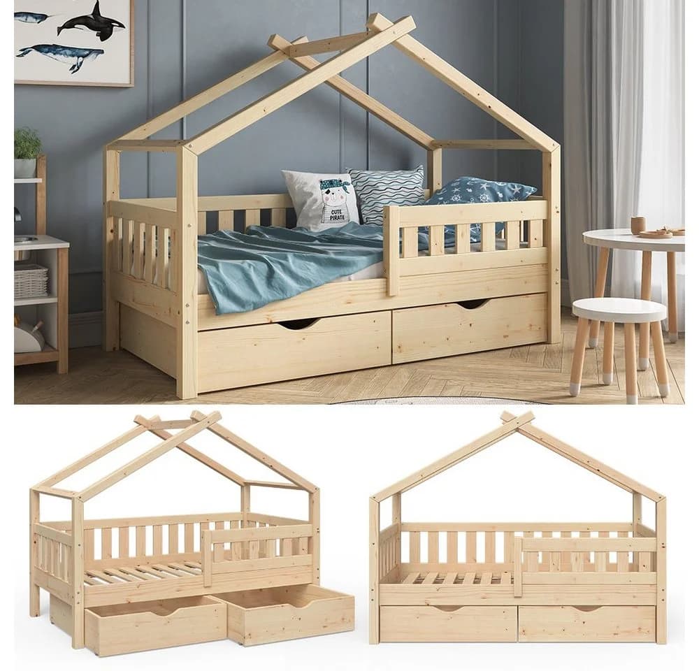 VitaliSpa Design Kinderbett mit 2 Schubladen und Lattenrost - Bild 2