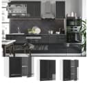 Vicco Hängeschrank Fame-Line Anthrazit Hochglanz/Weiß 60 cm Bild 2