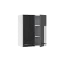Vicco Hängeschrank Fame-Line Anthrazit Hochglanz/Weiß 60 cm Bild 5